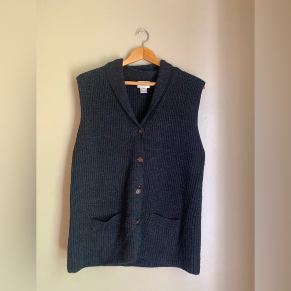 Carroll Reed wool sweater vest unisex? Grandpa vintage - Picture 1 of 10